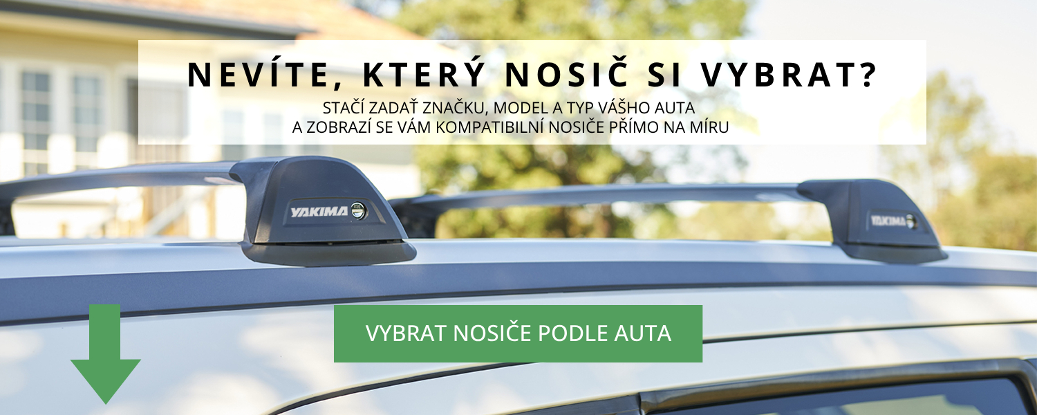 banner stresne nosice s odkazom na vyber auta so sipkou CZ